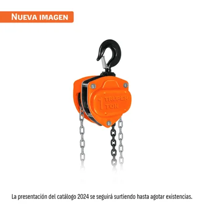 TECLE CADENA 1 TON X 3 METROS
