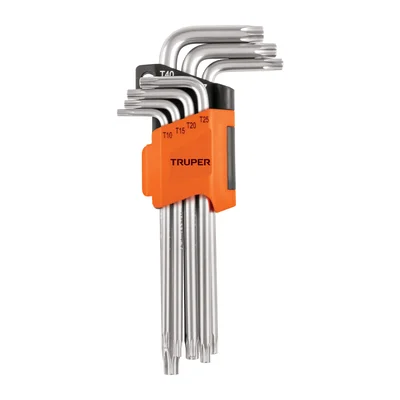 JUEGO DE 7 LLAVES TORX LARGAS