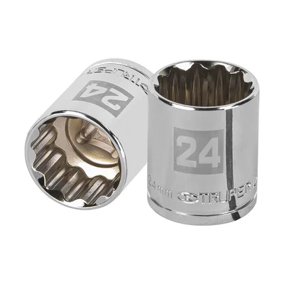 DADO POLIGONAL ENCASTRE 1/2" 24 MM