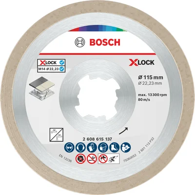 X-LOCK DISCO DIAM STD CERAMIC 115X1,6MM
