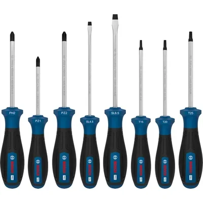 PRO JUEGO DESTORNILLADOR PH/PZ/SL/TX X 8 PZ